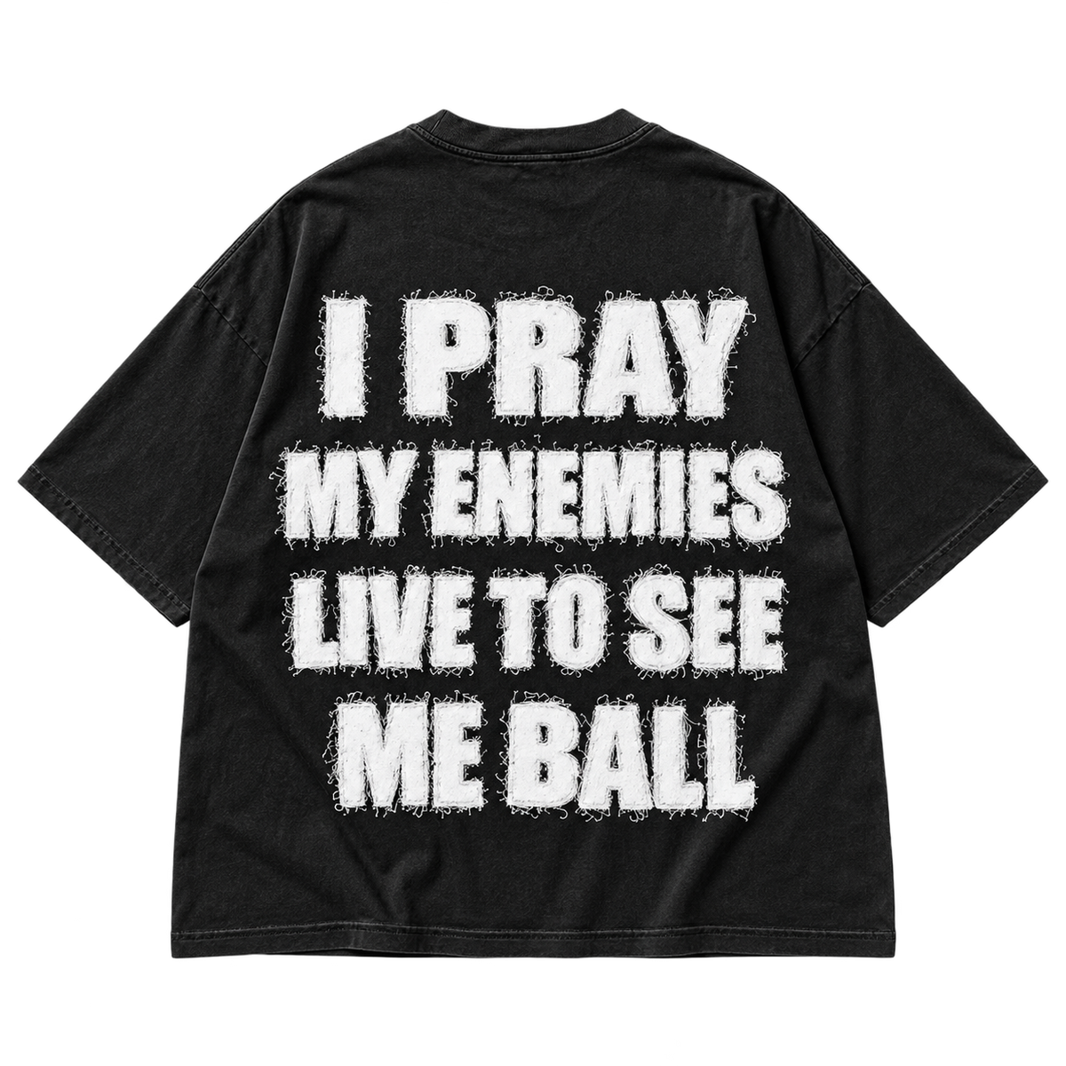 SEE ME BALL DISTRESSED TEE