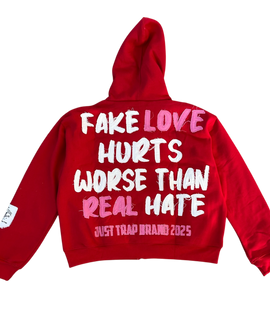 Fake Love Zip Hoody