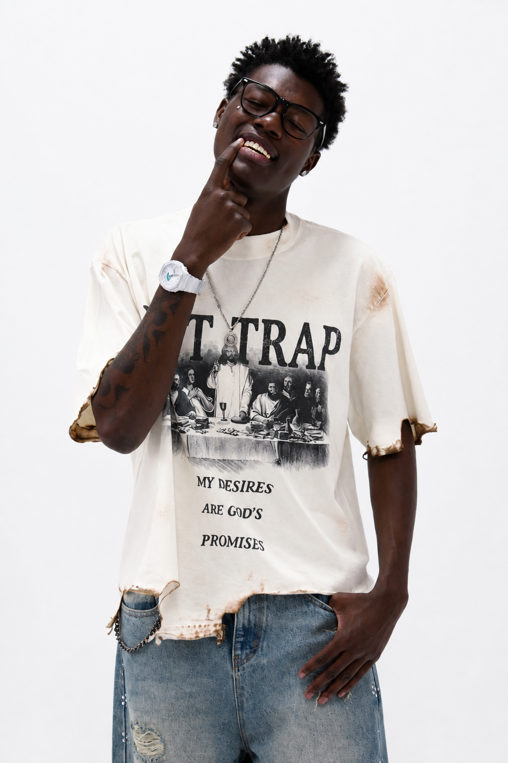Burnt Scrolls Tee