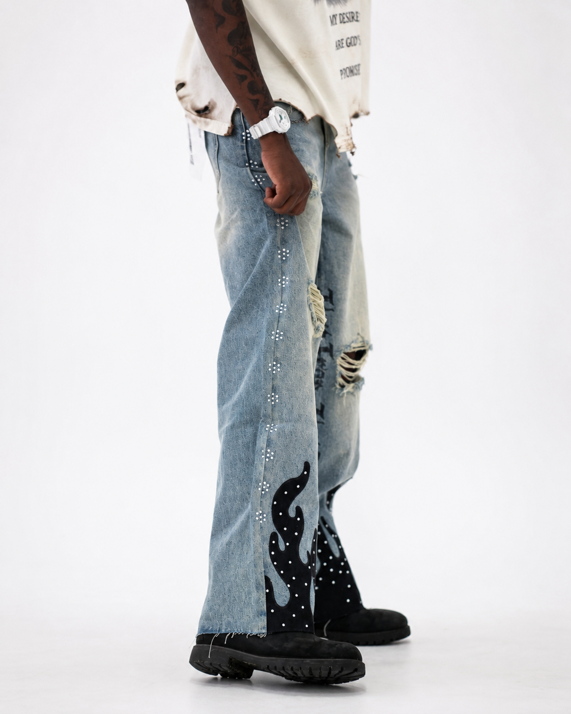 JT DESTROYED DENIM