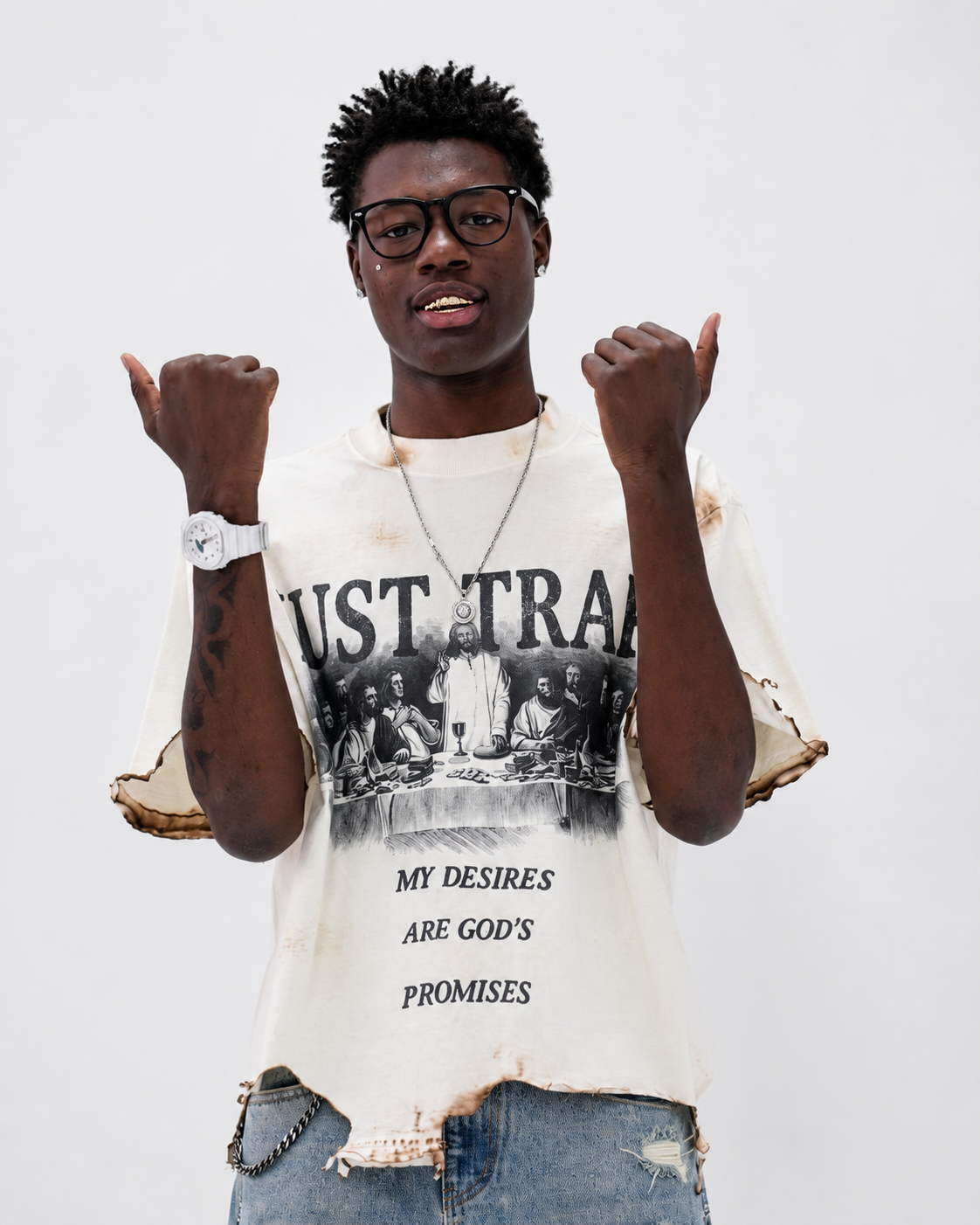 Burnt Scrolls Tee