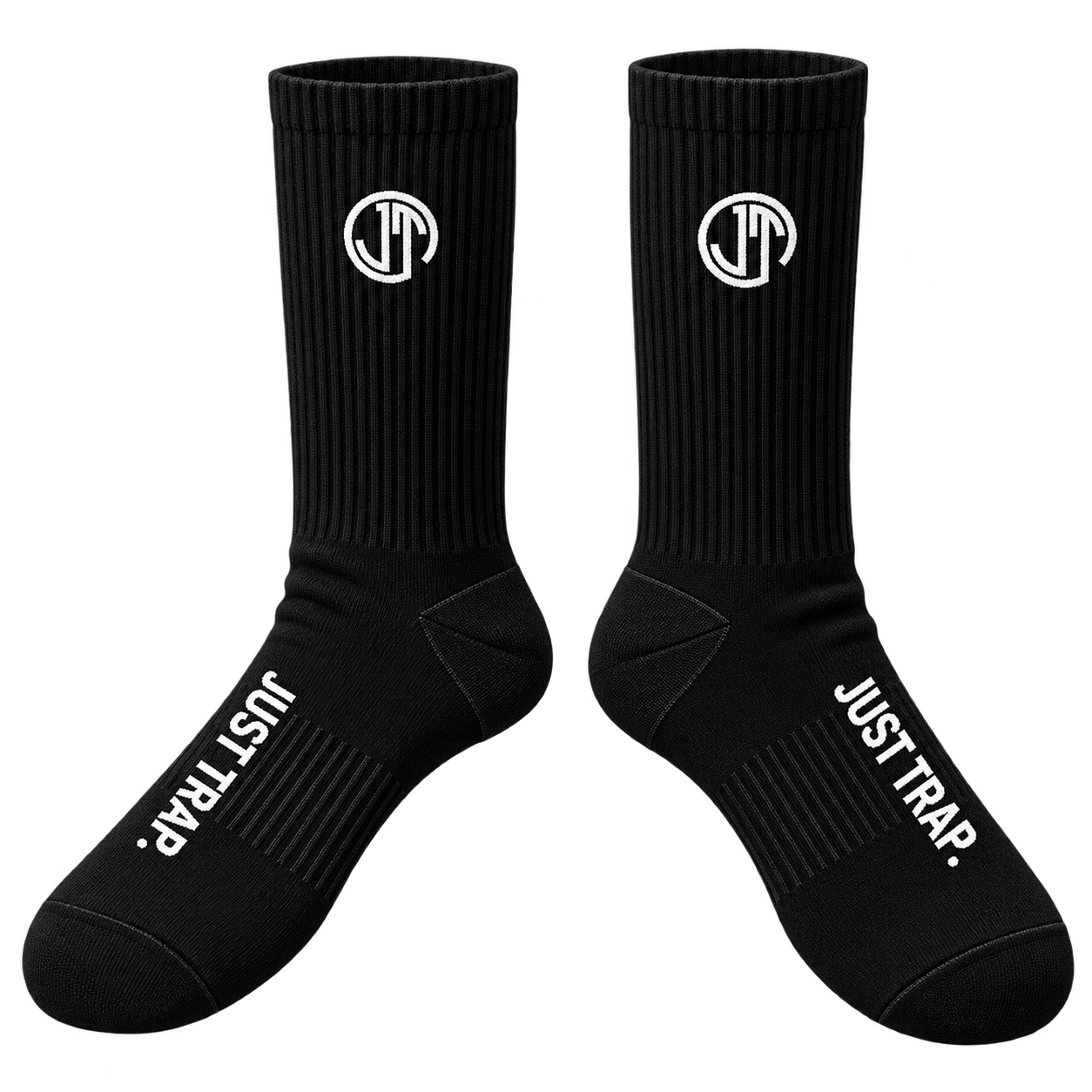 JUST TRAP ATHLETIC CREW SOCKS