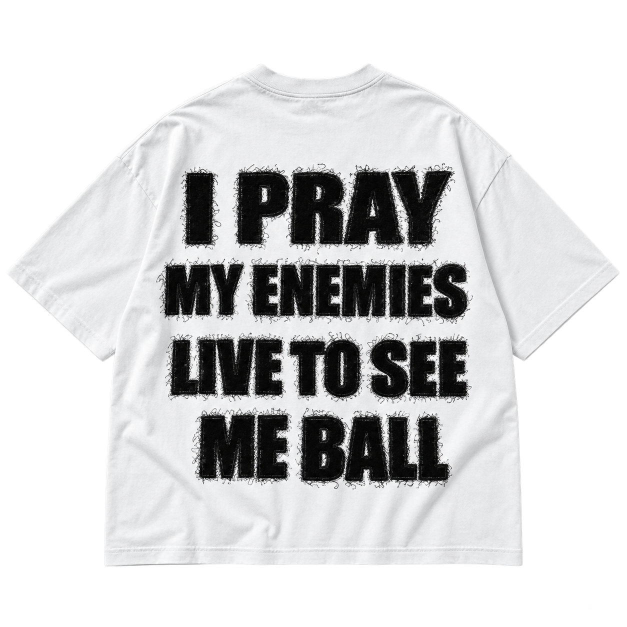SEE ME BALL DISTRESSED TEE
