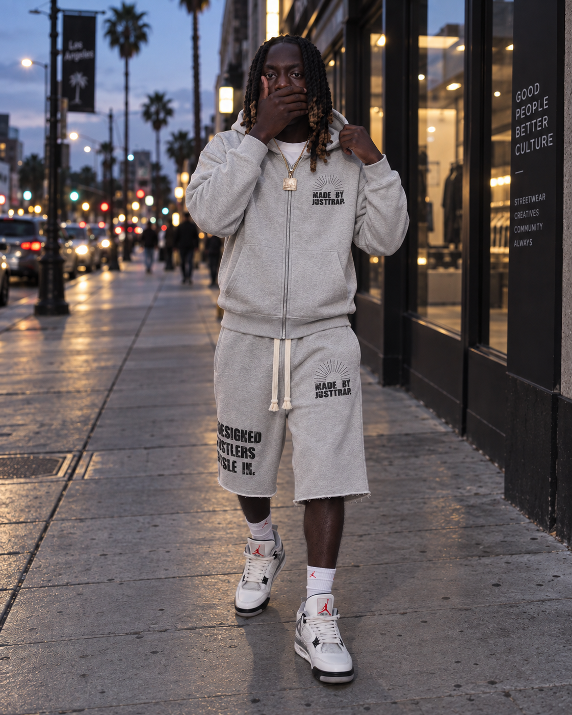 Hustle in it French Terry Zip Hoody