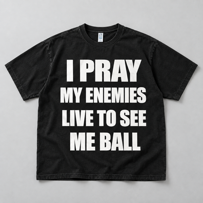SEE ME BALL STAPLE TEE