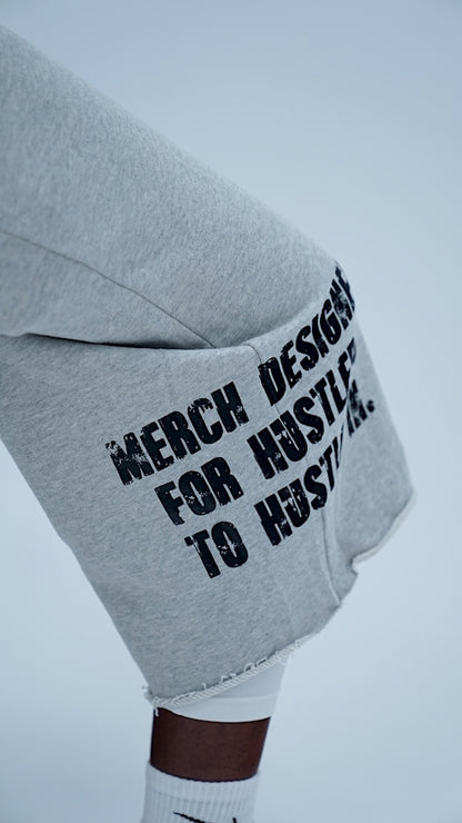 HUSTLE IN IT 3/4 SHORTS