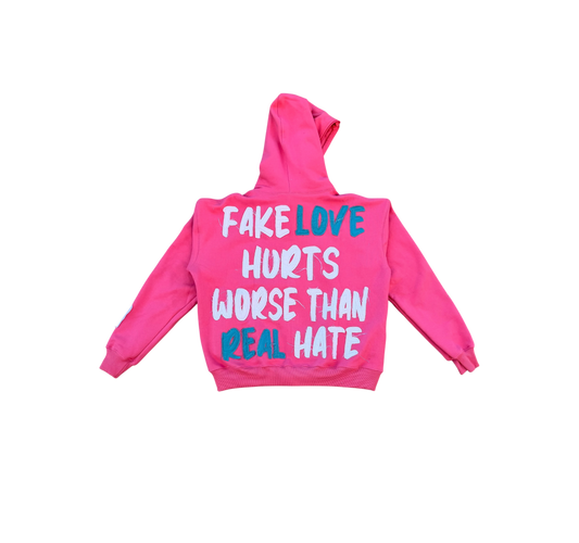 Fake Love Zip Hoody