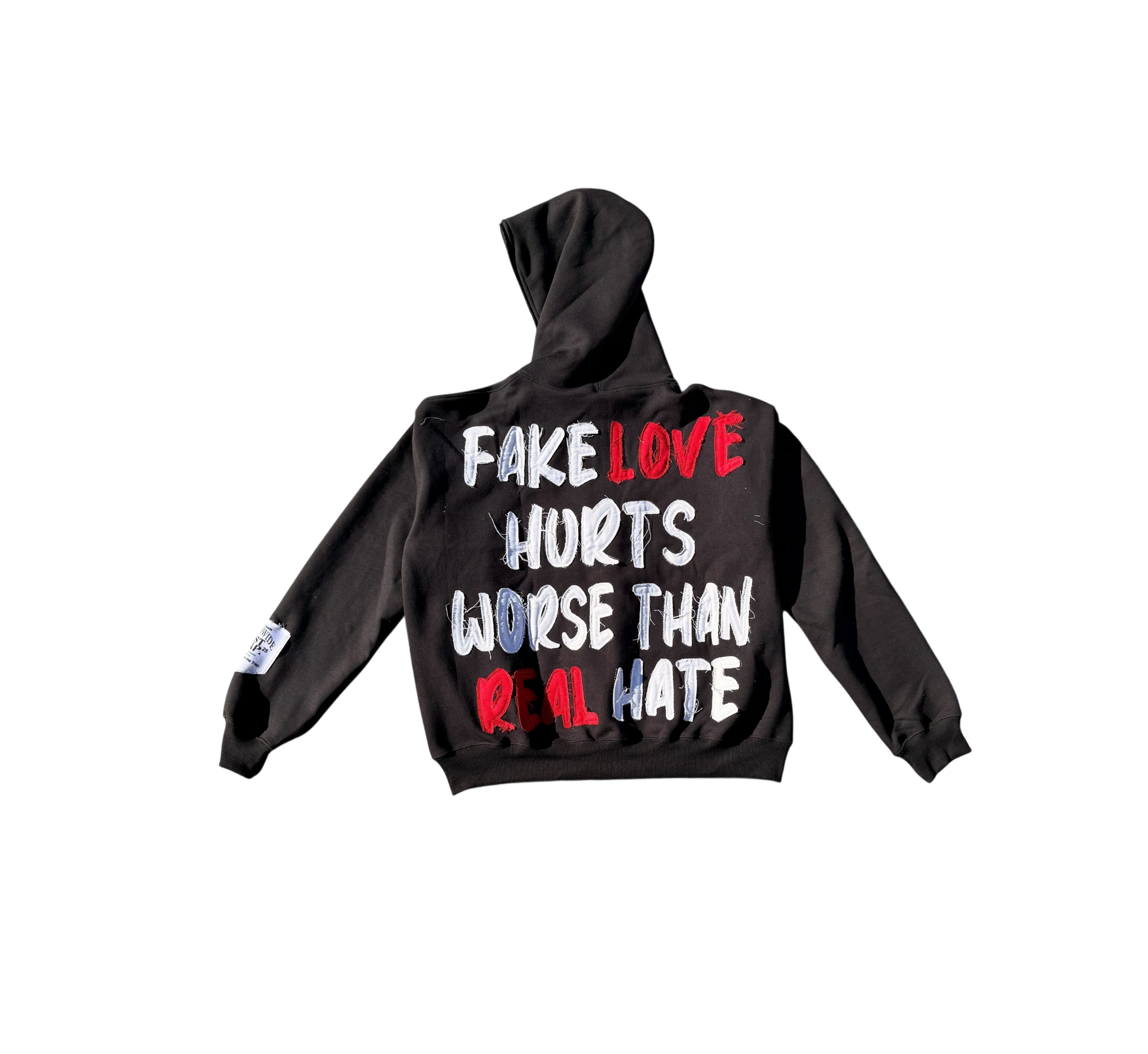 Fake Love Zip Hoody – JustTrapBrand