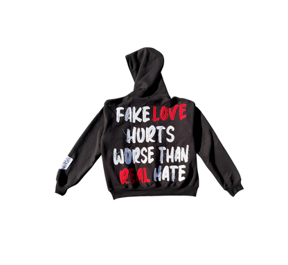 Fake Love Zip Hoody
