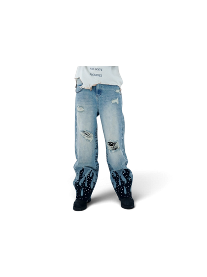 JT DESTROYED DENIM