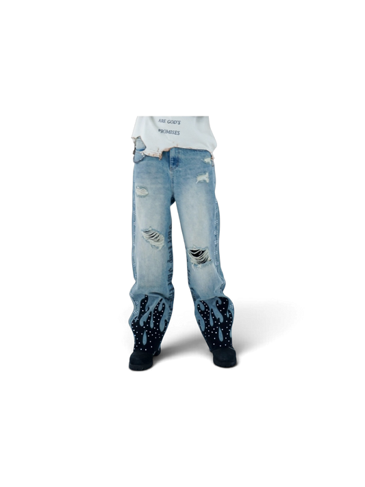 JT DESTROYED DENIM